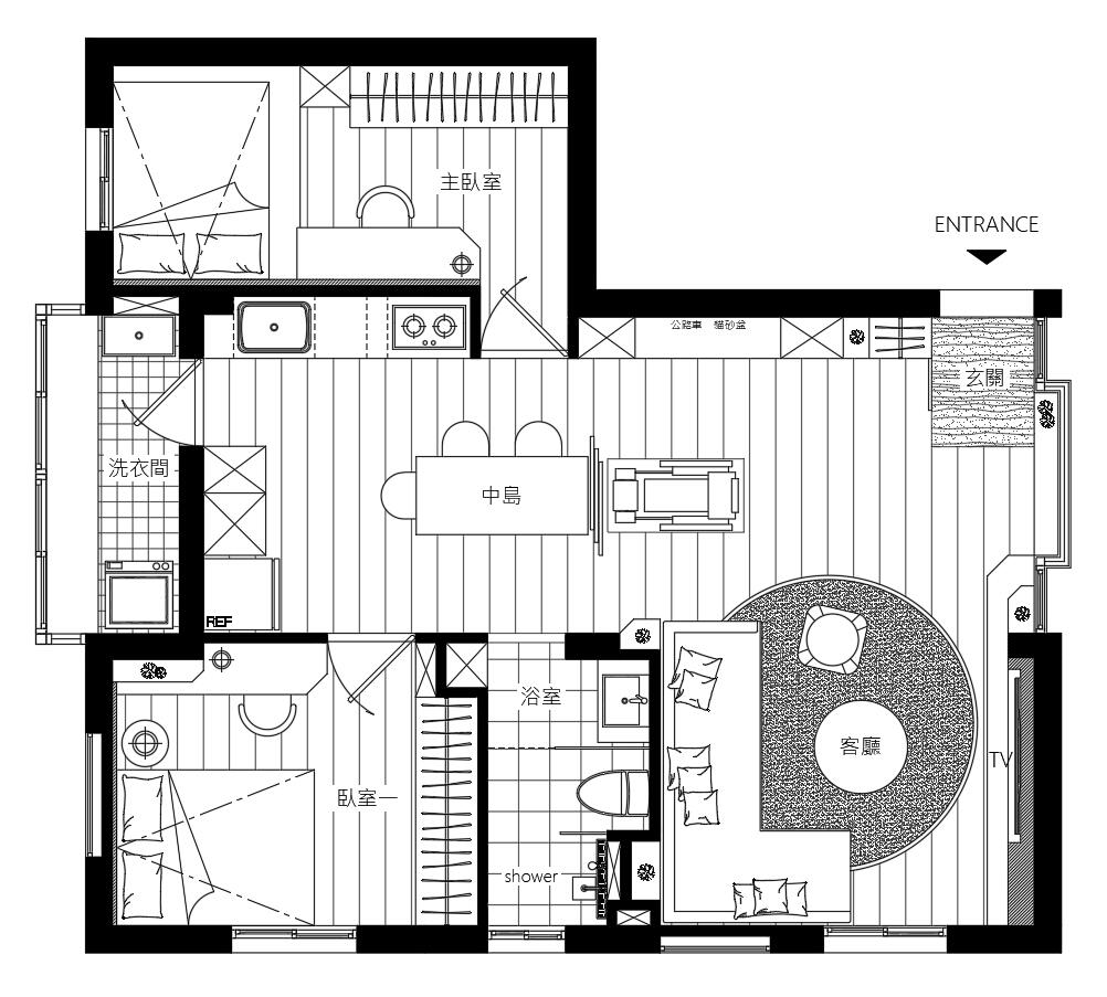 暖．儷山 / 格局動線重塑住宅美學